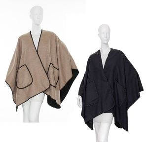 Set of 2 Avenue Plus-Size Cashmere-Feel Pocket Ruanas : New w/Tags in Packaging